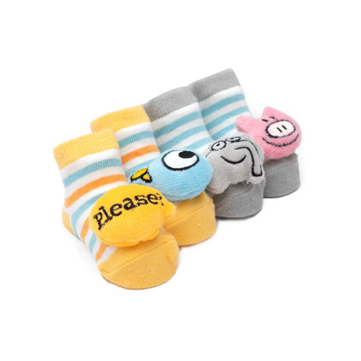 Mo Willems Baby Rattle Socks (2-pack) - LOCAL FIXTURE
