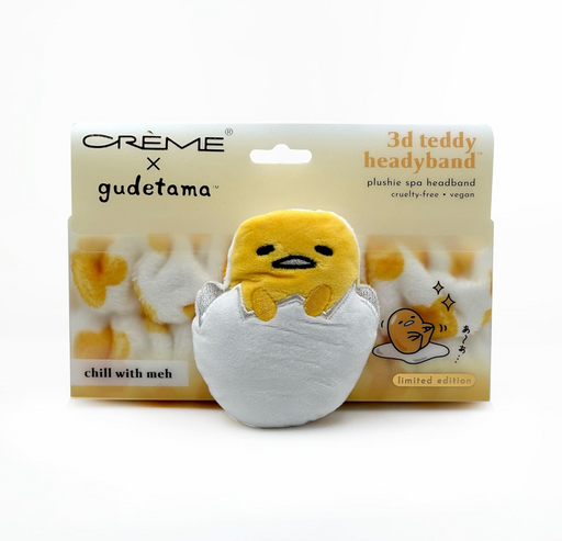 The Crème Shop x Gudetama Chill With Meh 3D Teddy Headyband - LOCAL FIXTURE