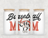 Baseball Mom Frosted Can Glass - LOCAL FIXTURE