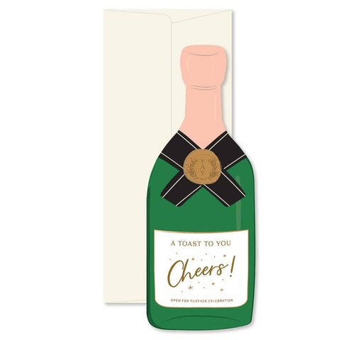 GINGER P. DESIGNS CARDS A Toast To You Champagne Congratulations Greeting Card