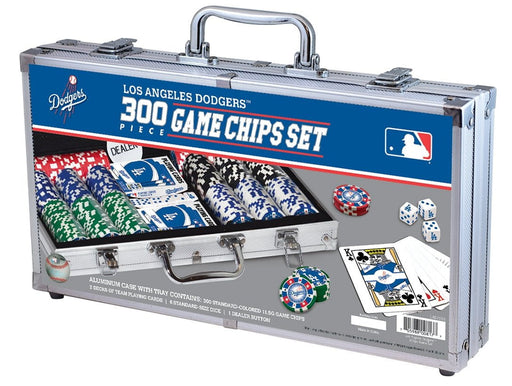MASTERPIECES PUZZLES GAMES Los Angeles Dodgers Mlb 300pc Poker Set