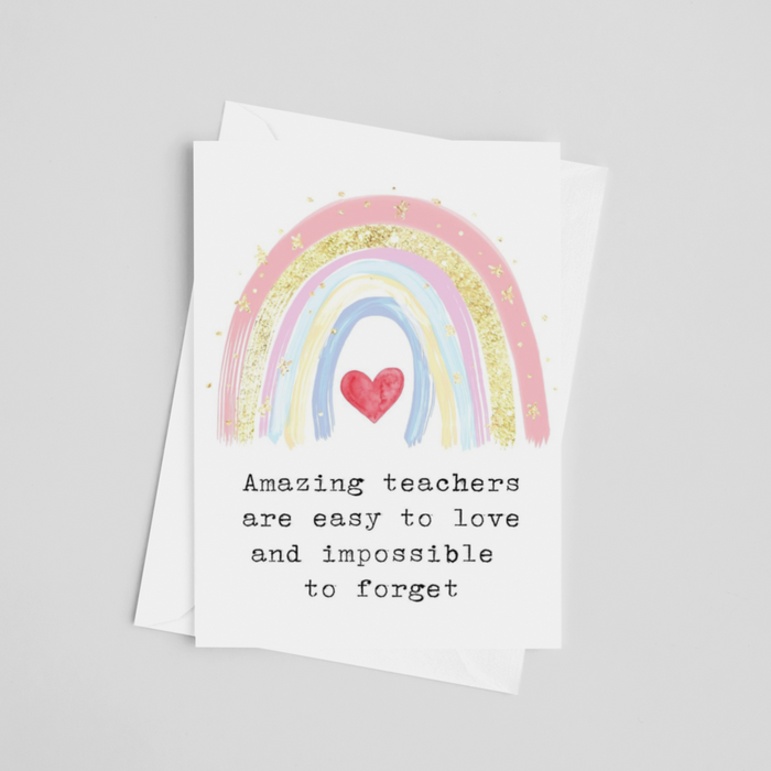 Amazing Teacher Card - LOCAL FIXTURE
