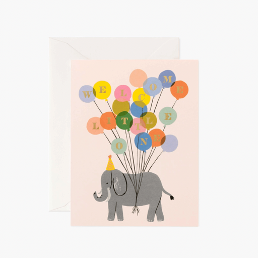 RIFLE PAPER COMPANY CARDS Welcome Elephant Card