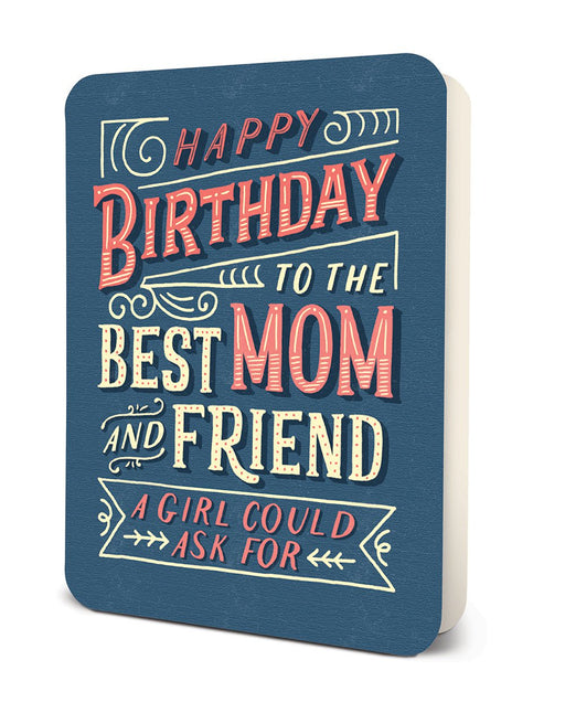 STUDIO OH! Gift Card Best Mom and Friend BD Deluxe Greeting Card