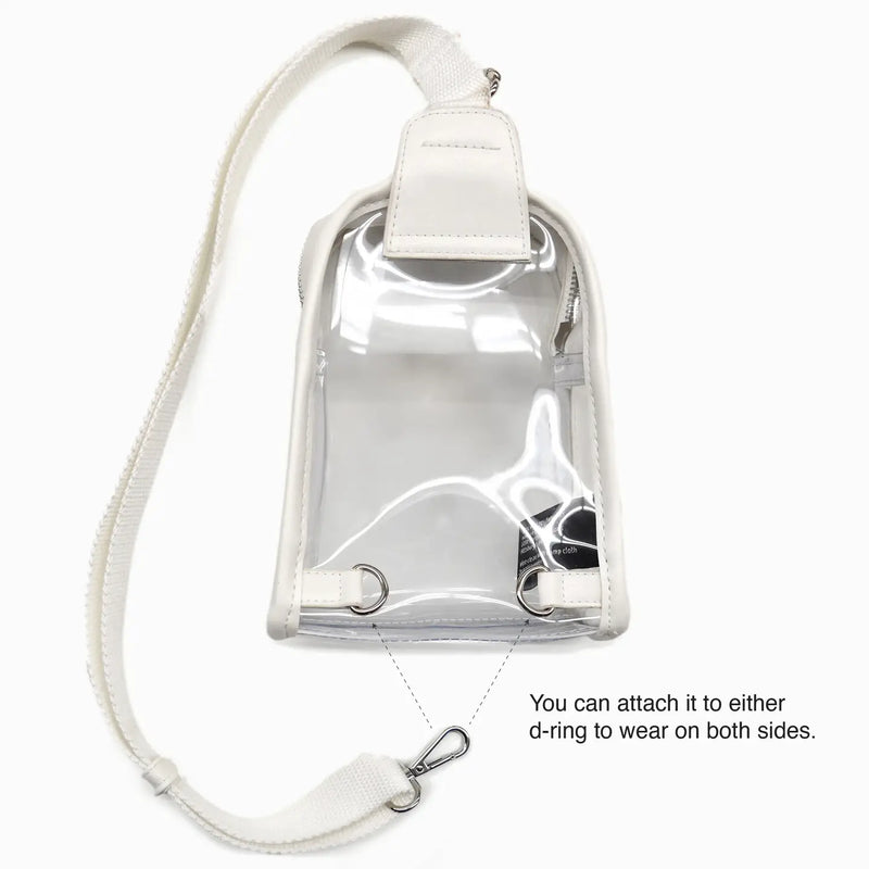 LB Los Angeles Dodgers Clear 3D Mini Sling