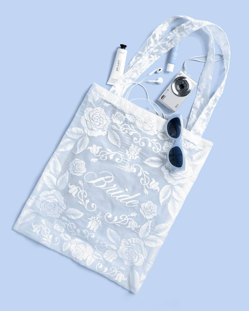 Bride Lace Tote