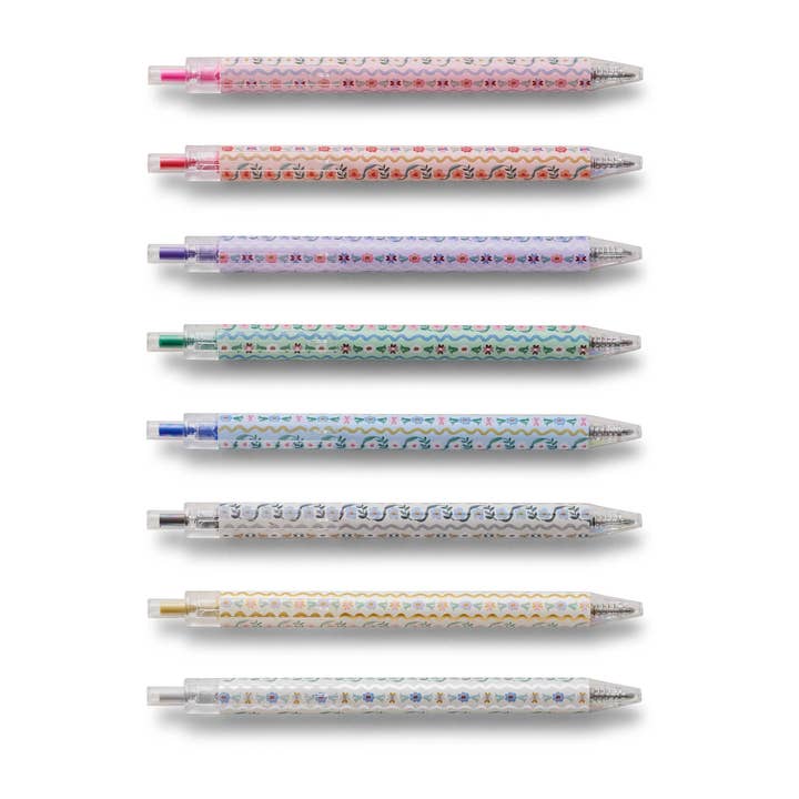 Delphine | Gel Pen Set of 8