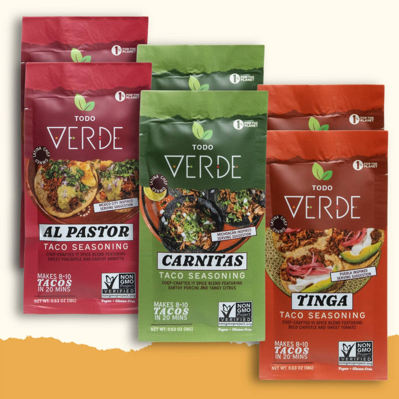 Variety 6pk Mild & Spicy Taco Seasoning Blends - Gift Set
