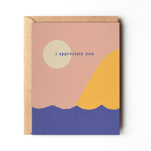 I Appreciate You | Minimalist Thank You Card - LOCAL FIXTURE