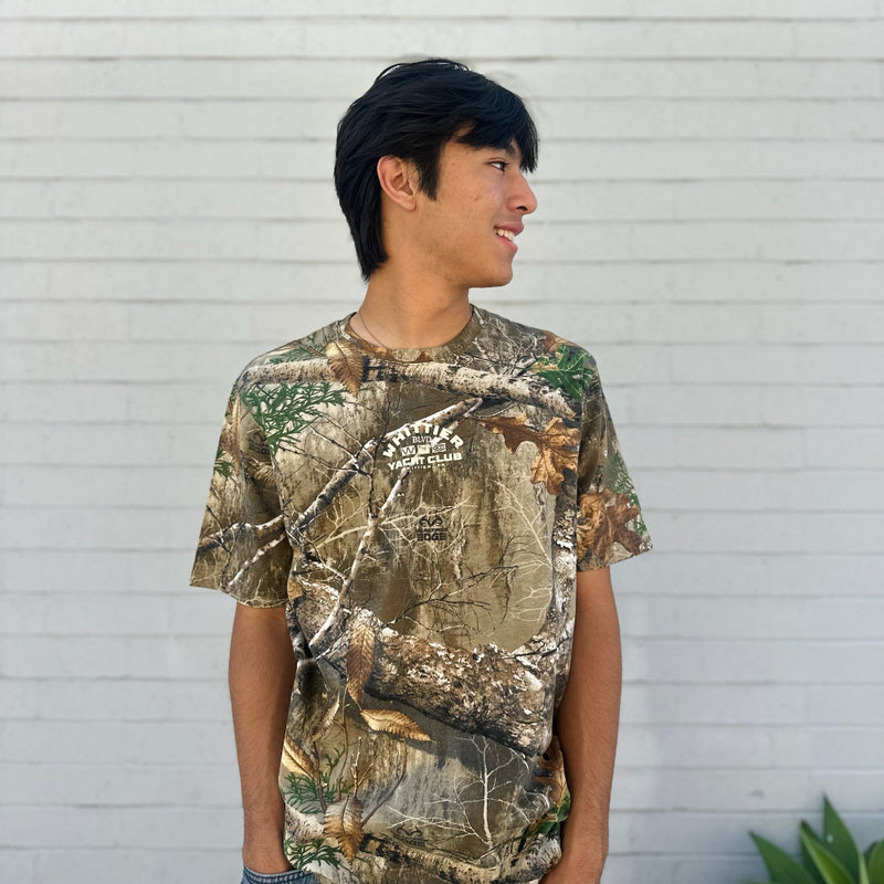 Whittier Yacht Club Nautical Flag Real Tree T-shirt