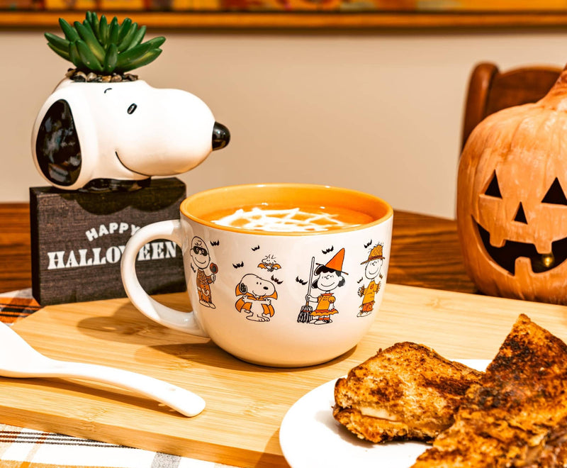 Peanuts Halloween Characters Ceramic Soup Mug