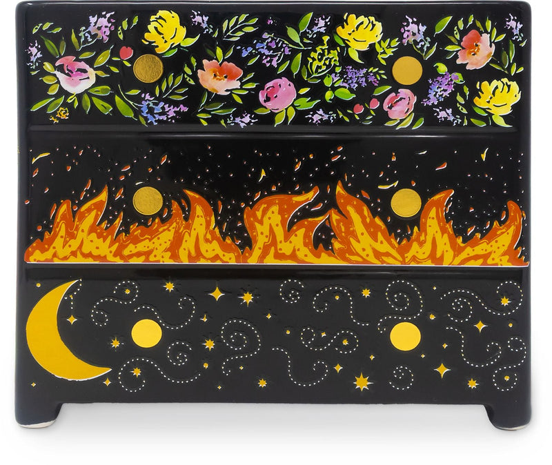 A Court of Thorns and Roses Vase, Dresser
