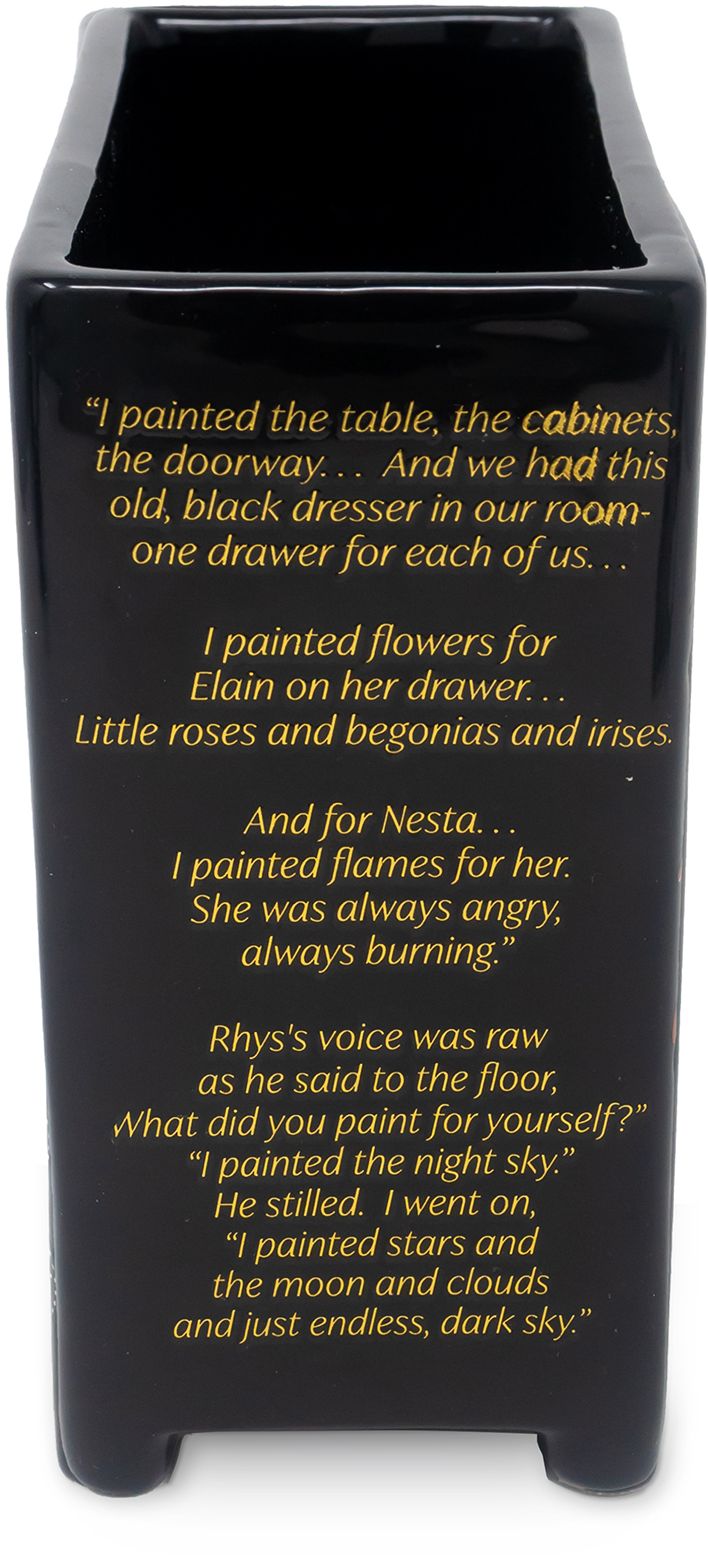 A Court of Thorns and Roses Vase, Dresser