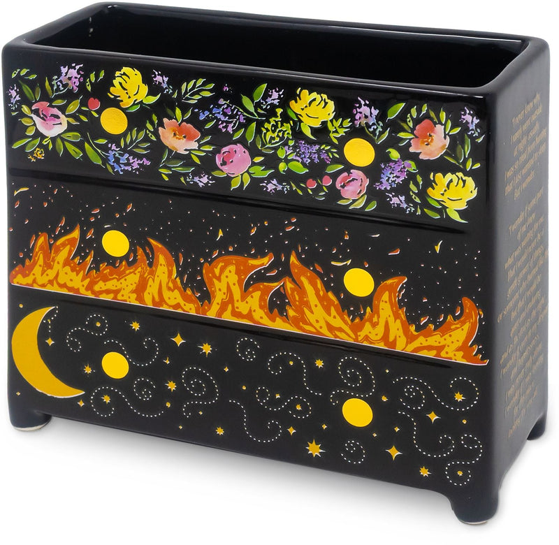 A Court of Thorns and Roses Vase, Dresser