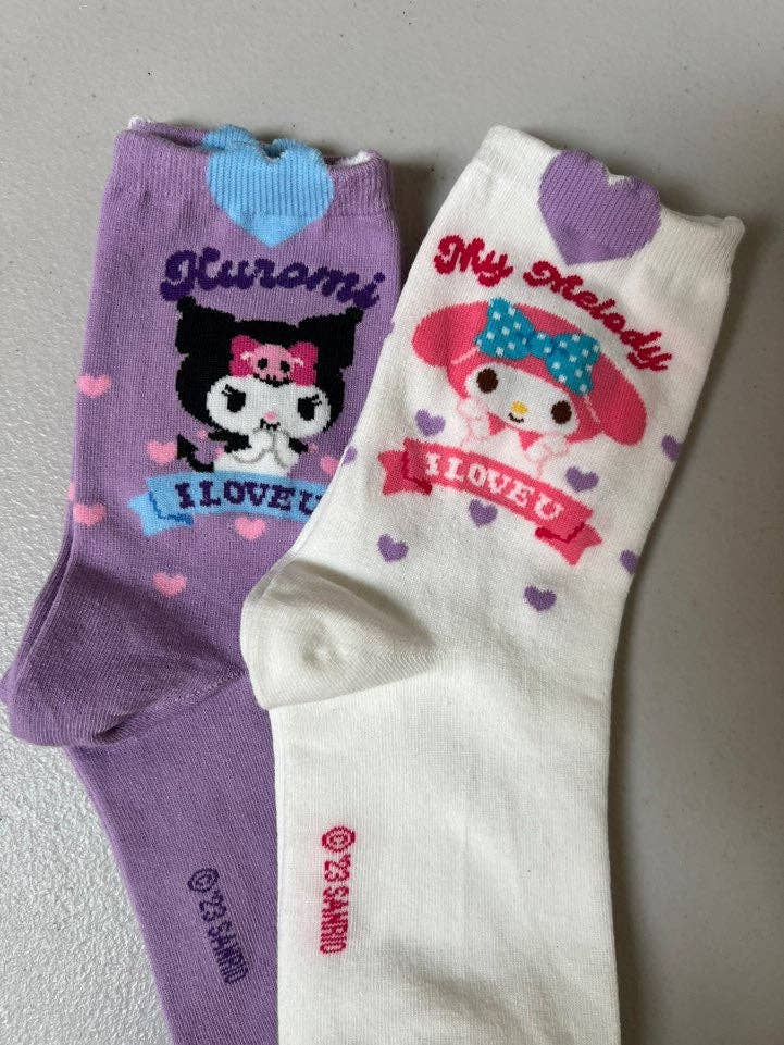 Sanrio New Heart Mark Cotton Ultra Soft Ankle Socks: Hello Kitty