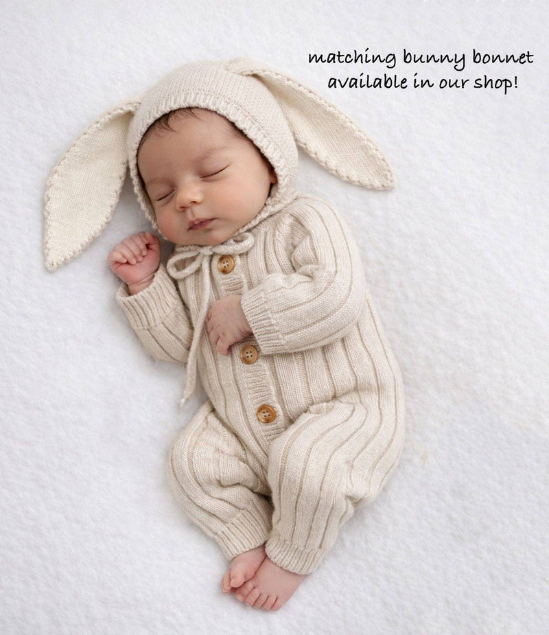 Milo Jumpsuit: Taupe / 6-12 months