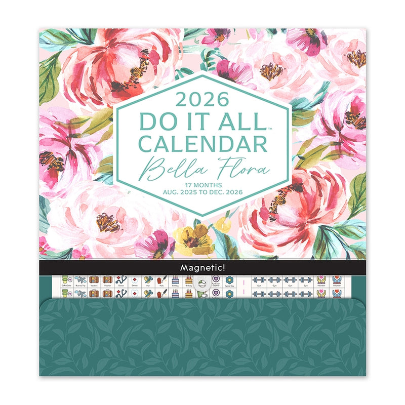 2026 Bella Flora Dia Wall Calendar