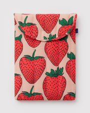 Puffy Laptop Sleeve 16" Strawberry