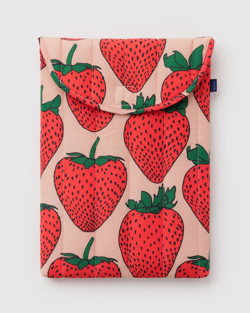 Puffy Laptop Sleeve 16" Strawberry