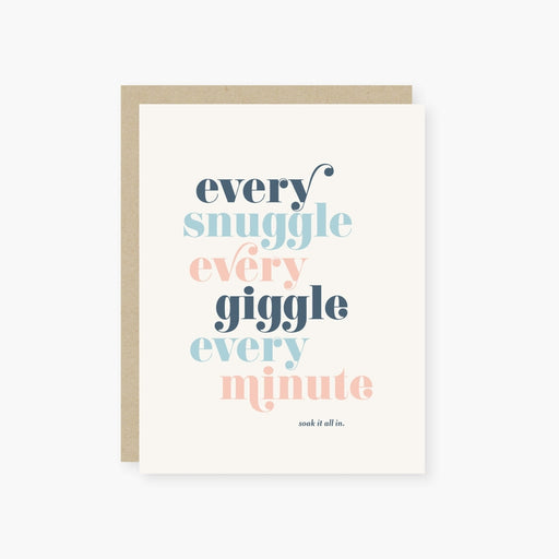 Every Snuggle Every Giggle Baby Card - LOCAL FIXTURE