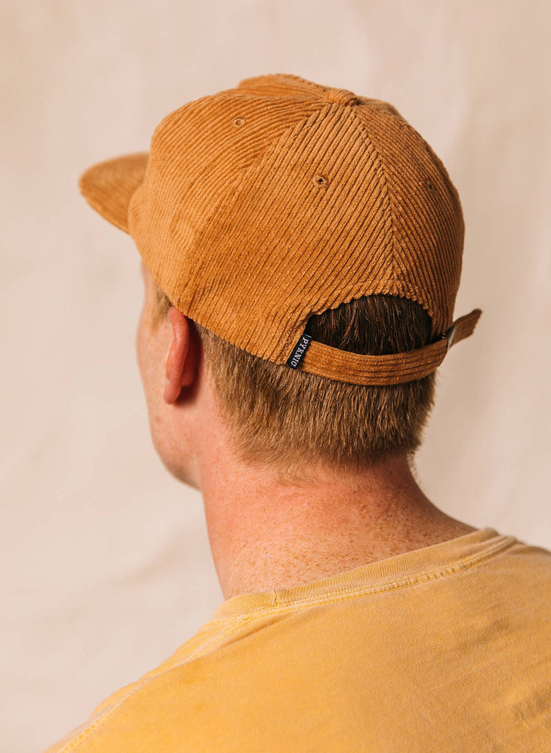 Tacos Chainstitch Rust Corduroy Hat, Western