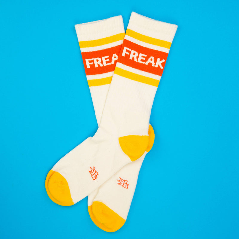 Freak Gym Crew Socks - Bold Statement Socks for Everyday