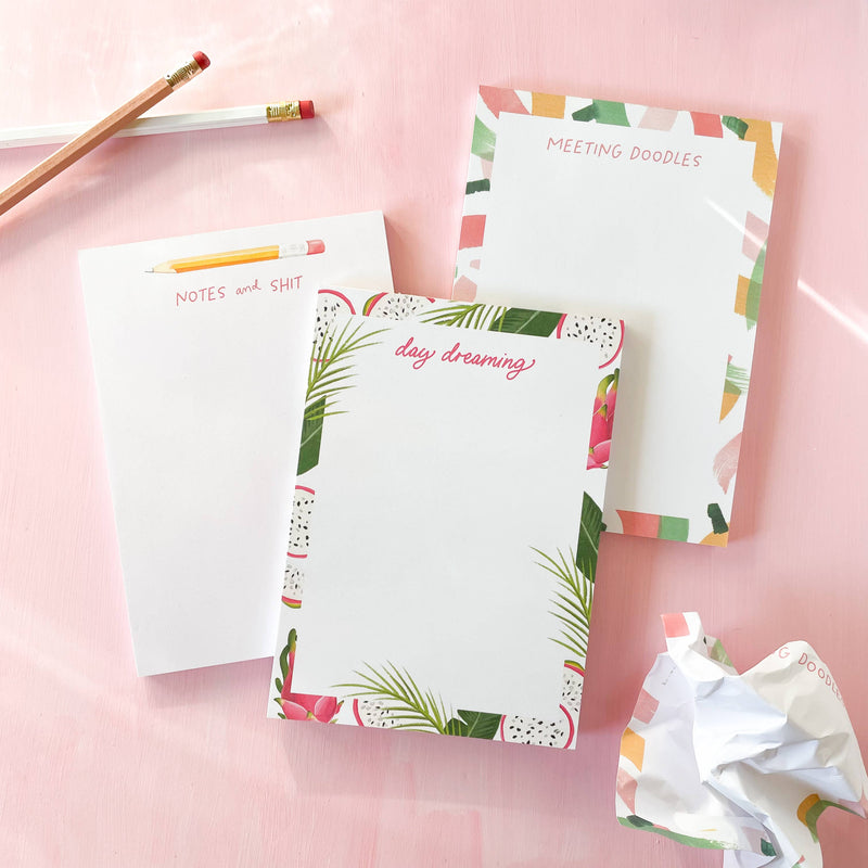 Meeting Doodles Notepad |  Funny Desk Notepad
