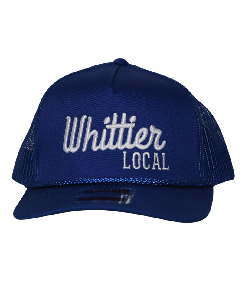 Whittier Local A-Frame Rope Trucker Embroidered Hat