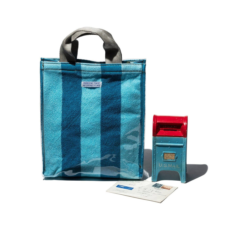 Covered Towel Document Bag: Green x Yellow