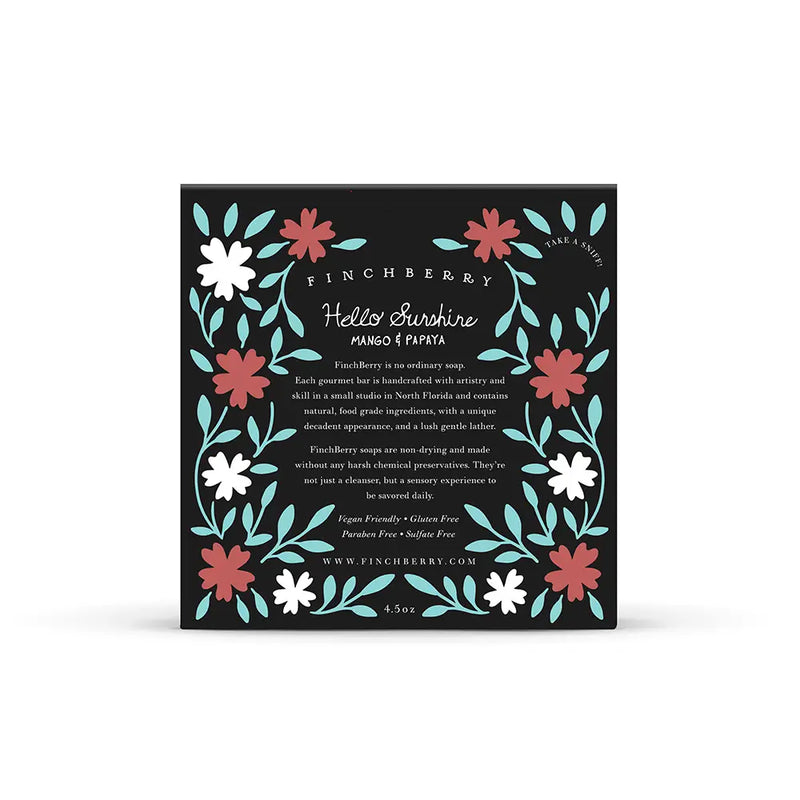 Hello Sunshine Artisan Handmade Vegan Boxed Soap