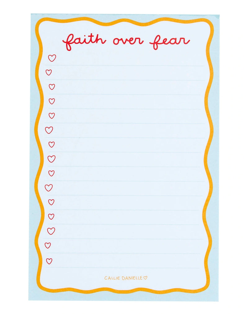 Faith Over Fear Notepad
