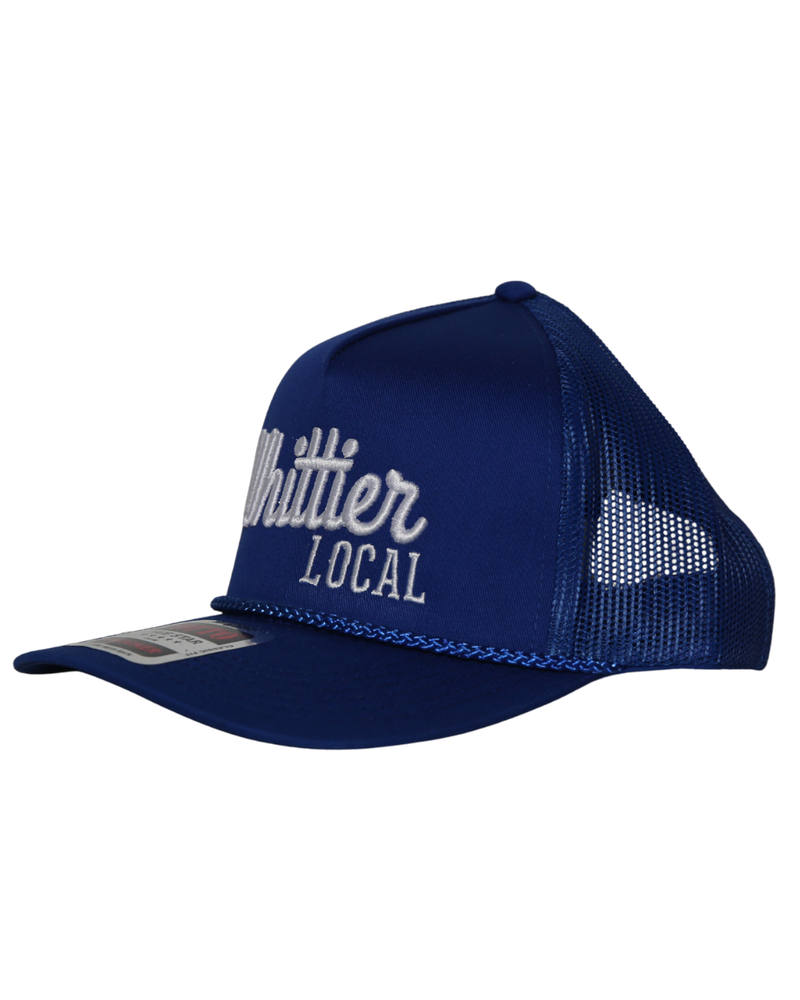 Whittier Local A-Frame Rope Trucker Embroidered Hat