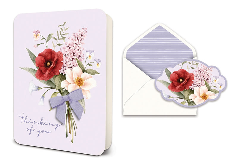 Posy Bouquet Deluxe Greeting Card