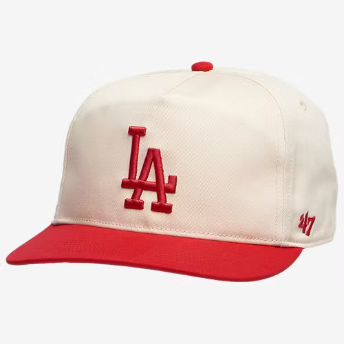 47 Brand Los Angeles Dodgers Two Tone Hitch | NATURAL & RED