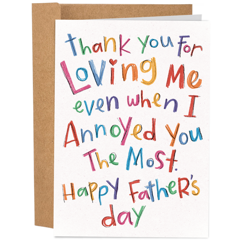 Loving Me | Funny Father's Day Card