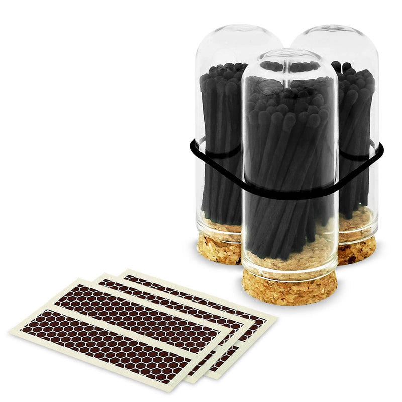 2" Matches + Mini Cloche - Cherry Red