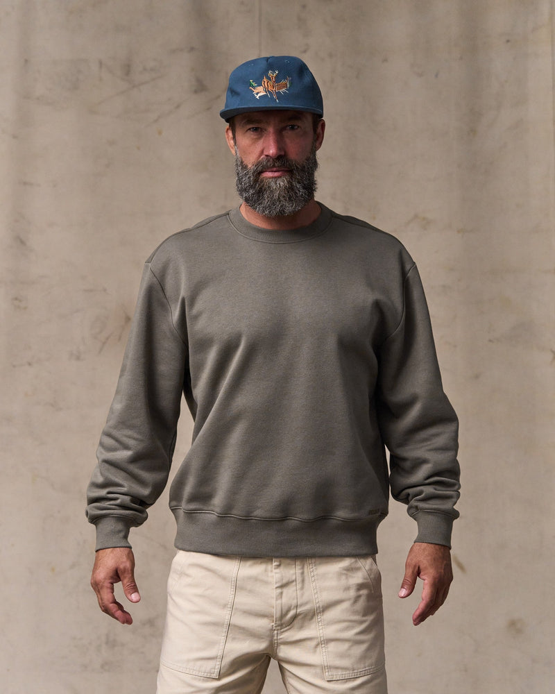 Filson Northwest Crewneck Sweatshirt in Hawk Brown