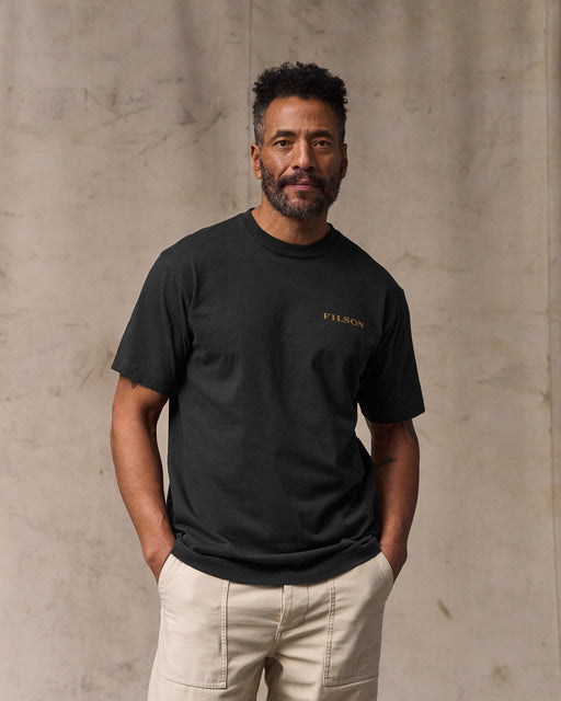 Filson Scenic Graphic T-Shirt in Black