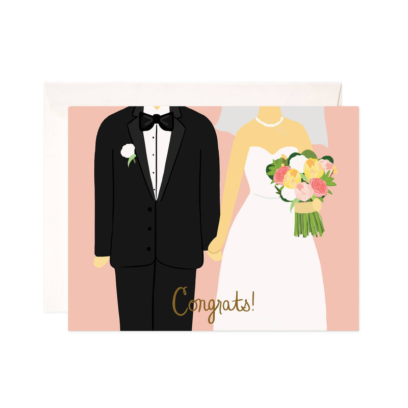 Wedding Congrats Greeting Card - Wedding Gift