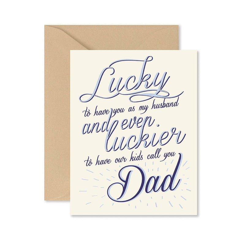 Lucky Dad Greeting Card - LOCAL FIXTURE