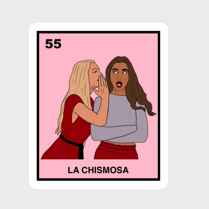 La Chismosa Loteria Sticker