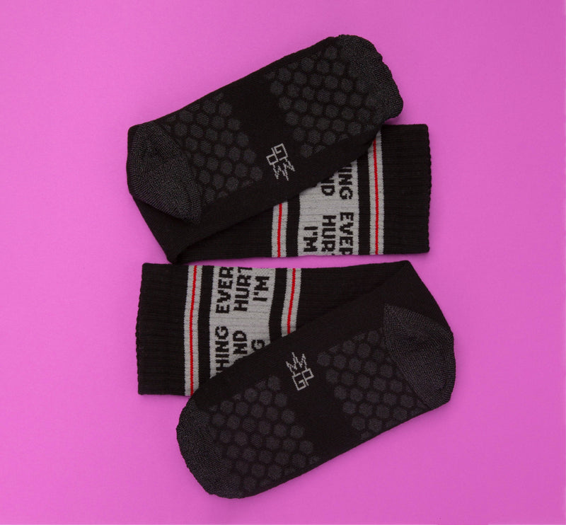 Everything Hurts And I'm Dying Grip Socks