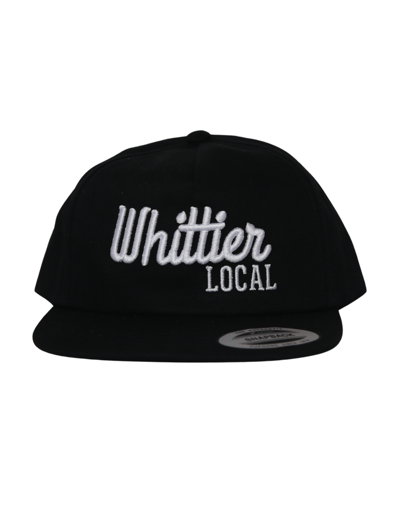 Whittier Local Embroidered Snapback Hat