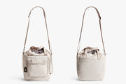 Bellroy Cinch Bucket Bag 9L Oat side