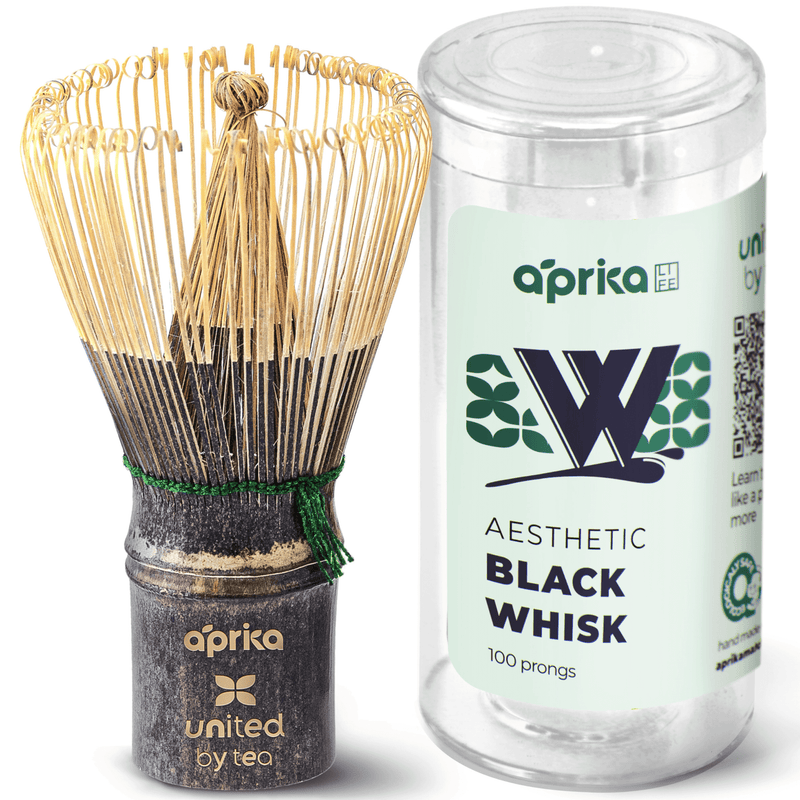 Matcha Green Tea Whisk (100 Prongs): Golden Bamboo