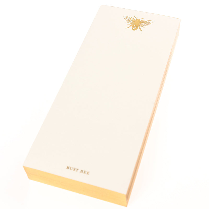 La Petite Presse Bee Gilded Desktop Notepad detail