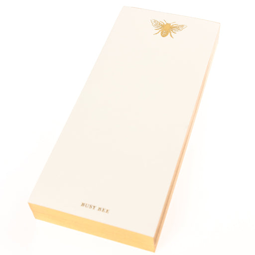 La Petite Presse Bee Gilded Desktop Notepad detail