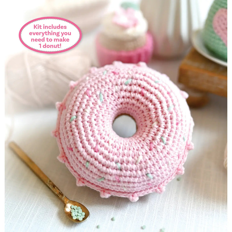 Crochet Café Amigurumi Kit Donut