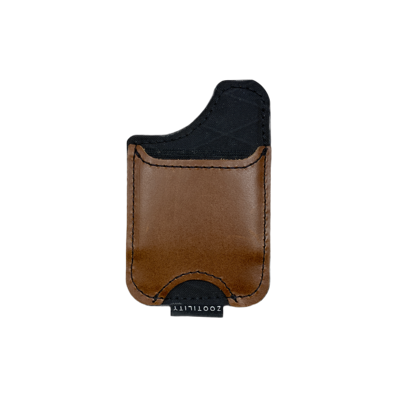 Magnetic Phone Leather Wallet: Black
