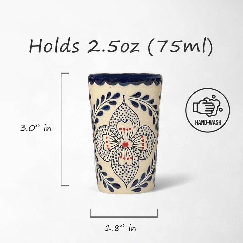 Shot Glasses | Talavera | Set of 4